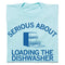 Serious About Loading The Dishwasher: Standard Small - Purist Blue