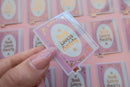 Jollie Ollie Designs - Book Society Sticker [with gold foil]