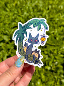Natalie Andrewson - Set of 3 Demon Cats ~ Vinyl Stickers