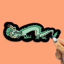 Turtle's Soup - Long Dragon Cute Fantasy Long Vinyl Sticker