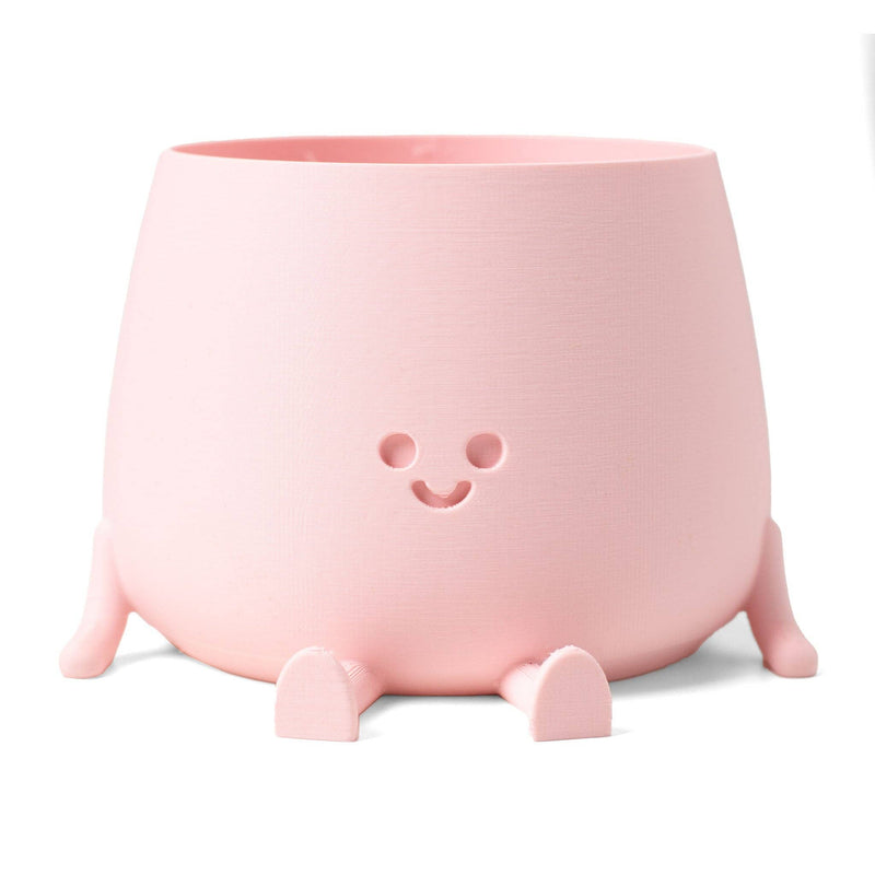 Ingadi - Happy Pot Planter - Peach Pink: Medium