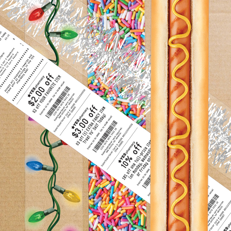 Fred & Friends - Special Delivery - HOT DOG - Printed Packing Tape
