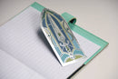 The Bookish Atelier - Silver Foil Stained Glass Sword Bookmark Bookish Romantasy