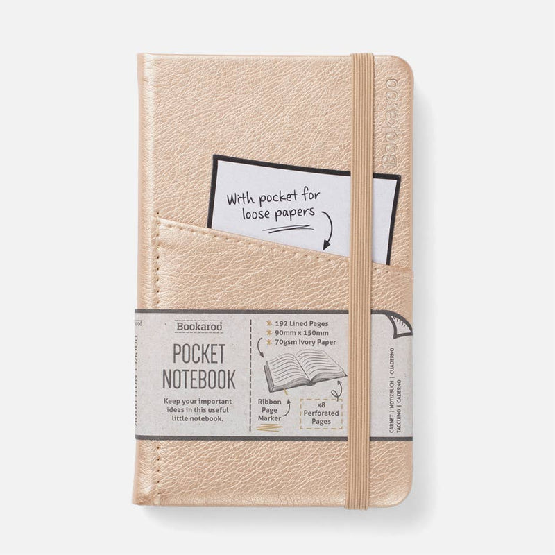 if USA - Bookaroo A6 Pocket Notebook: Navy Blue