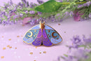 The Moonborn - Nyx Greek Mythology Olympian Goddess Moth Enamel Pin