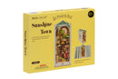 Hands Craft - DIY Miniature House Book Nook Kit: Sunshine Town