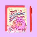 Turtle's Soup - Best Mom Cat | Mother's Day | Card with Envelope