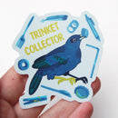 Microbiome Arts - Trinket Collector Bowerbird 3” Sticker