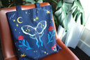 The Moonborn - Believe in Magic Witchy Luna Moth Tote Bag