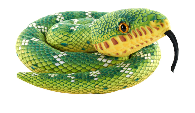 Wild Republic - Snake-Green Emerald Tree Boa Stuffed Animal 36"