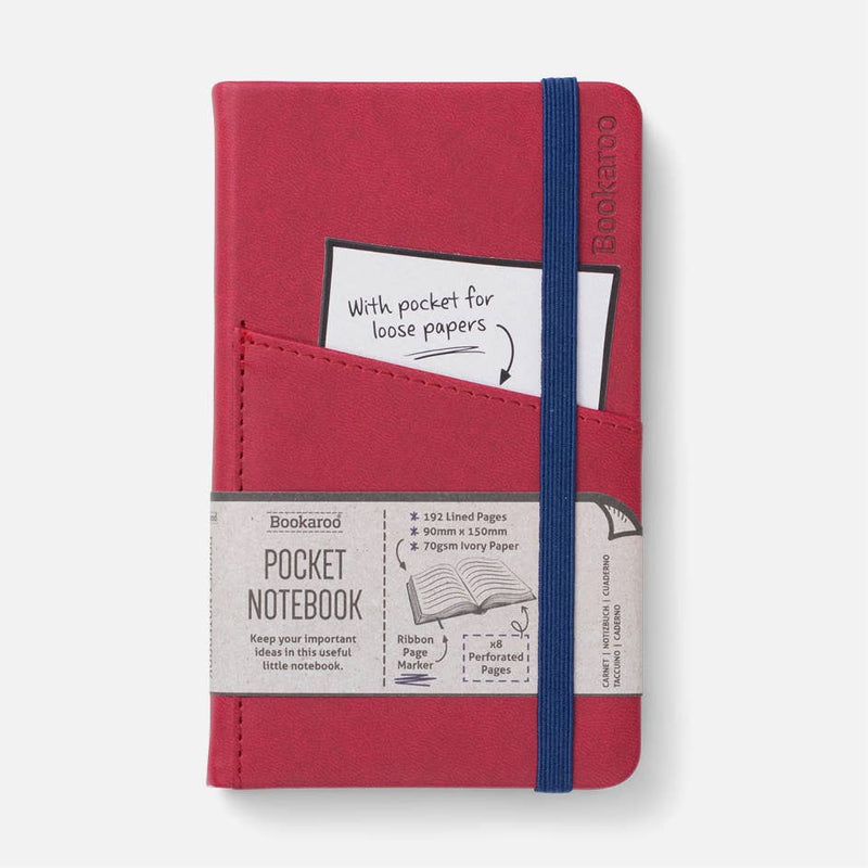if USA - Bookaroo A6 Pocket Notebook: Navy Blue