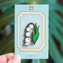 Thousand Skies - Enamel Pin - Lily of the Valley Duckie
