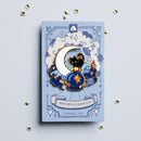 Thousand Skies - Enamel Pin - Deep Sky and a Black Cat