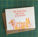 Frog & Toad Press - Cute Dogs Birthday Greeting Card
