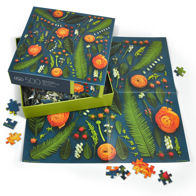 Fred & Friends - Puzzle 500 PC - Emily Blincoe - Deconstructed Bouquet