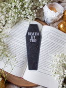 Meaggie Moos - Death By TBR Halloween Coffin Die Cut Bookmark | Soft Touch