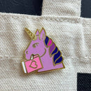 Rather Keen - Bookish Unicorn enamel pin - in 4 colors - Medieval