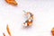 Alum and Ink - Doitsu Sanke Koi Enamel Pin: Rubber Pin Back