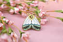 The Moonborn - Artemis Moth Greek Mythology Olympian Goddess Pin