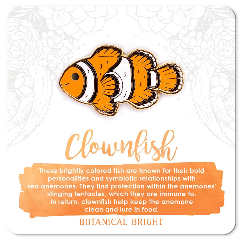 Botanical Bright - Clown Fish Enamel Pin