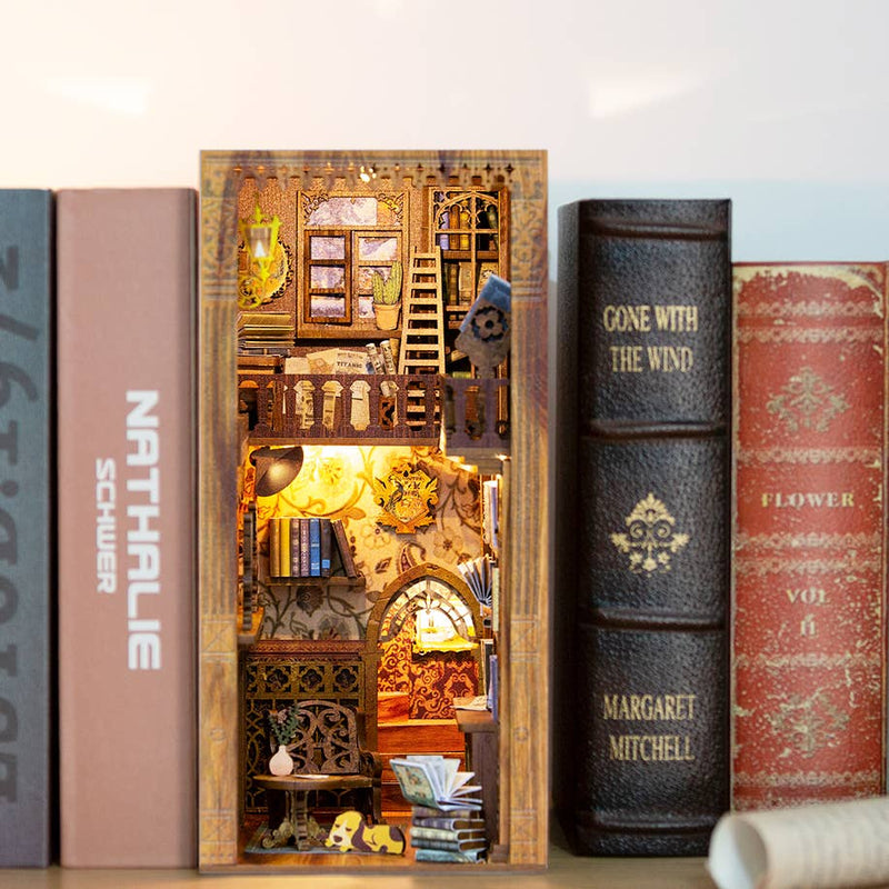 Hands Craft - DIY Book Nook Kit: Eternal Bookstore with Dust Cover