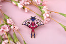 The Moonborn - Persephone Greek Mythology Olympian Goddess Moth Pin