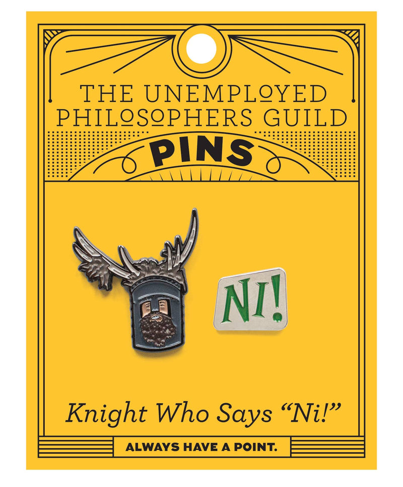 Unemployed Philosophers Guild - Knight Who Says "Ni" Pin Set