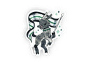 Shelley Couvillion - Agender Goat Sticker – Queer Cuties Medieval Animal Pride 