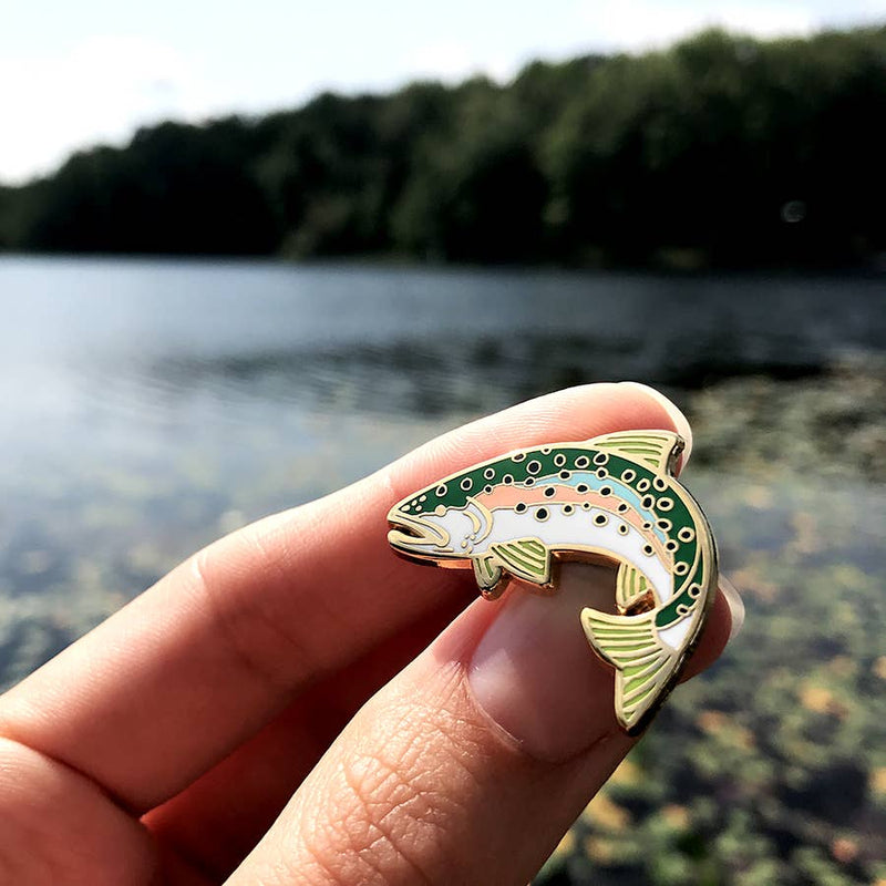 Wildship Studio - Rainbow Trout Enamel Pin