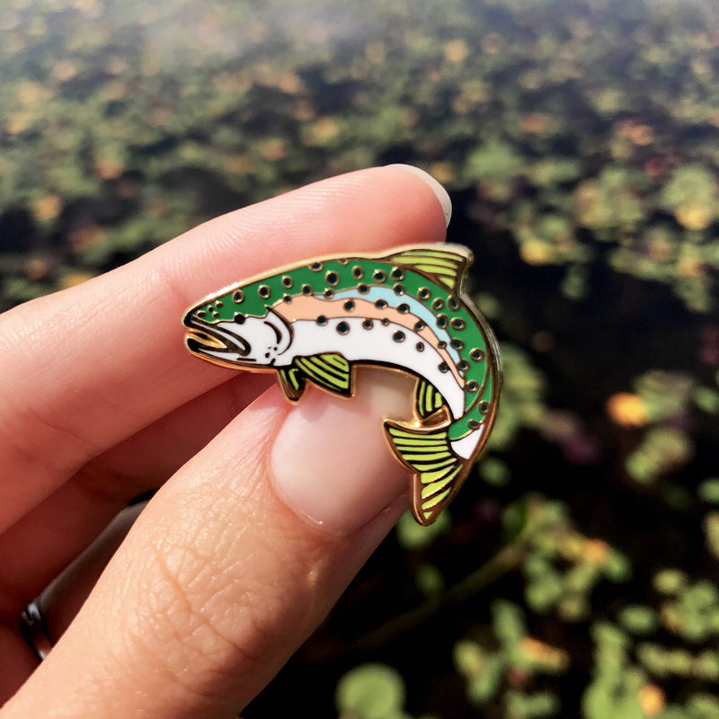 Wildship Studio - Rainbow Trout Enamel Pin