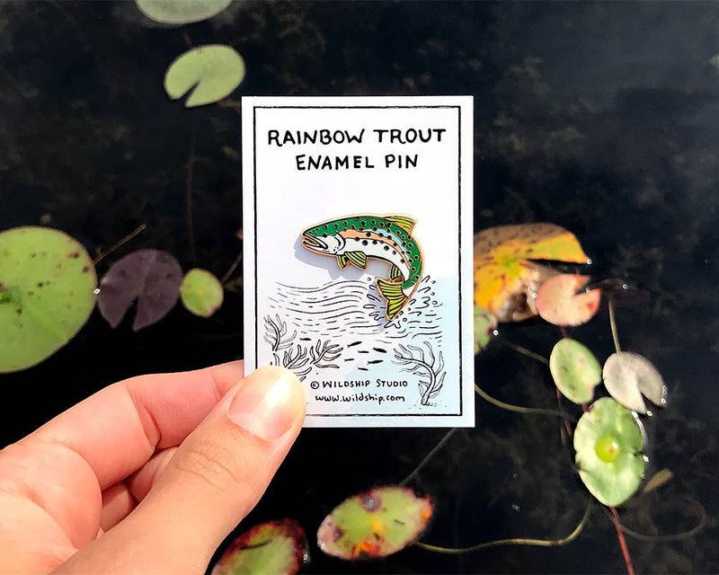 Wildship Studio - Rainbow Trout Enamel Pin