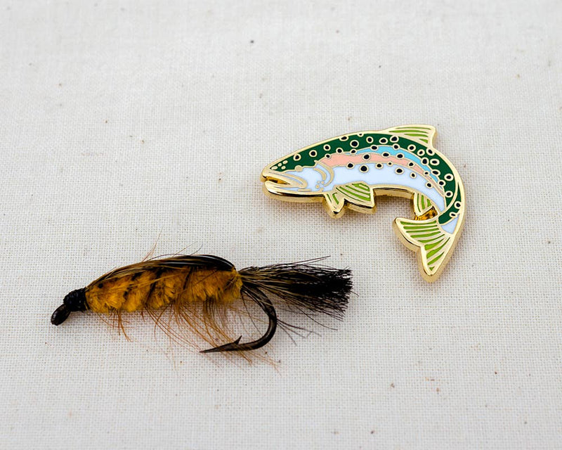 Wildship Studio - Rainbow Trout Enamel Pin
