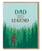 Modern Printed Matter - Sasquatch Legend Dad Card