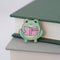 Bona Fide Bookworm - Read It Frog Enamel Pin