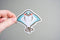 Curlworks - Bashful Sting Ray - 3" Vinyl Sticker