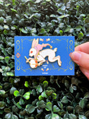 Beeftopia - Dilly-Dally Drum Rabbit Enamel Pin
