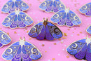 The Moonborn - Nyx Greek Mythology Olympian Goddess Moth Enamel Pin