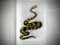 Dark Veinlet - Clear Bookmark - Rattlesnake Reptile Desert Dark Academia