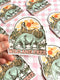Fox and Brambles - Wild and Free Scifi Dinosaur Retro Cowboy Western Sticker