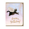 Amy Rose Moore Illustration - BIRTHDAY - Magical Flying Cat - Greeting Card 