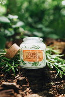 Fablewood Goods - Herbs Entwined | 8oz Apothecary Soy Candle | Rosemary, Sage and Woody