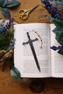 The Bookish Atelier - Starfall Blade Faux Leather Bookmark