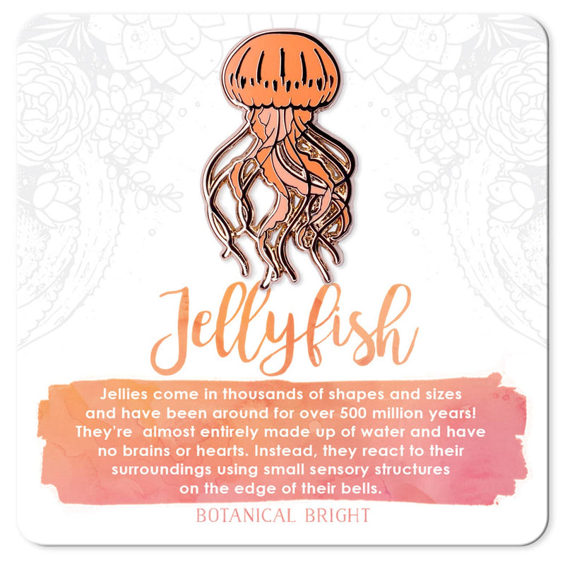 Botanical Bright - Jellyfish Enamel Pin