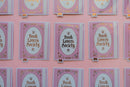 Jollie Ollie Designs - Book Society Sticker [with gold foil]