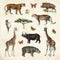Peter Pauper Press - Zoological Ephemera Sticker Book