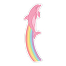 Bloomwolf Studio - Dolphin Rainbow Die Cut Bookmark