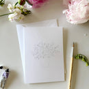emily lex studio - Bouquets paintable watercolor notecard set