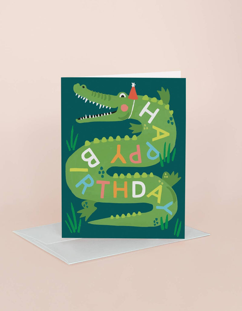 Idlewild Co. - Gator Birthday Greeting Card