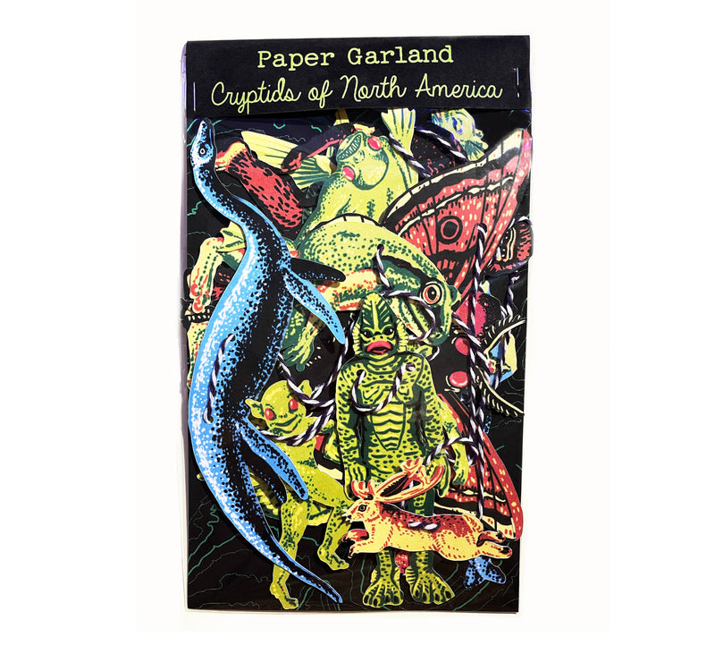 Hissing Mink - Cryptids of North America Paper Garland