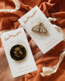 Flora West Design - Moth Enamel Pin For Insect Lovers